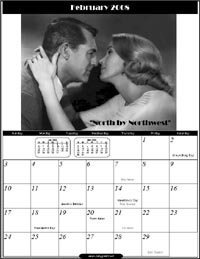 February 2008 - Cary Grant Calendar