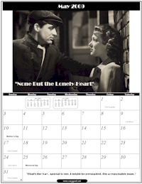 May 2009 - Cary Grant Calendar