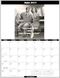 June 2009 - Cary Grant Calendar