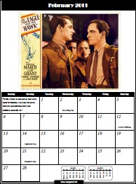February 2011 - Cary Grant Calendar