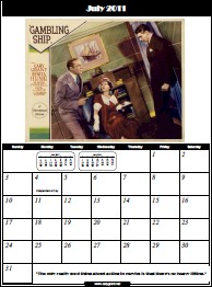July 2011 - Cary Grant Calendar