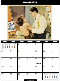 March 2011 - Cary Grant Calendar