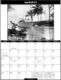 April 2013 - Cary Grant Calendar
