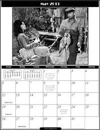 May 2013 - Cary Grant Calendar