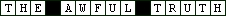 Crossword Puzzle - The Awful Truth