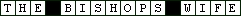 Crossword Puzzle - The Bishop's Wife