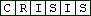Crossword Puzzle - Crisis