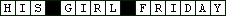 Crossword Puzzle - His Girl Friday