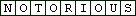 Crossword Puzzle - Notorious