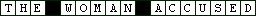 Crossword Puzzle - The Woman Accused
